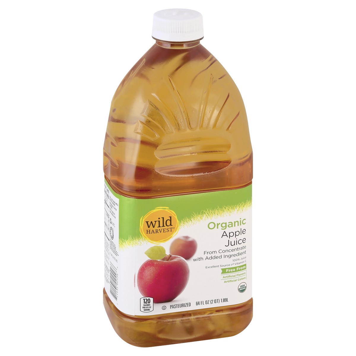 slide 9 of 9, Wild Harvest Organic Apple Juice 100% - 64 oz, 64 oz