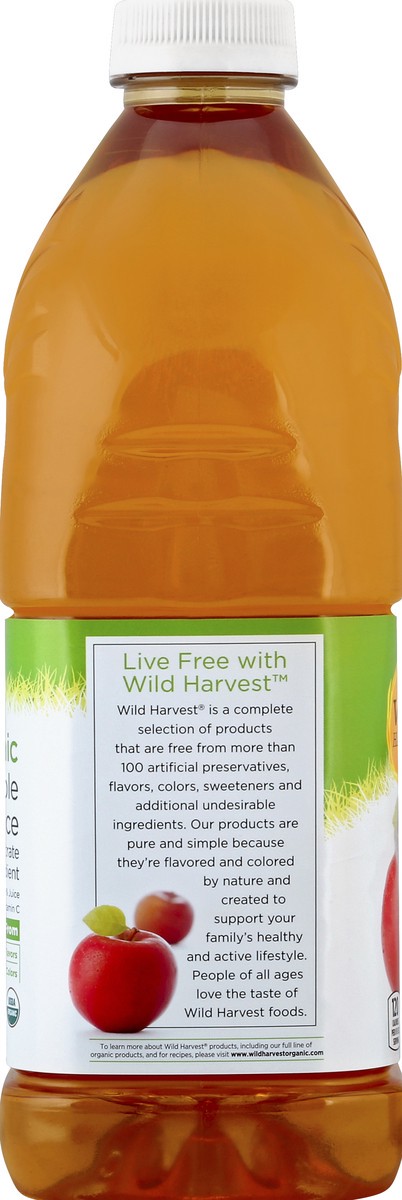 slide 3 of 9, Wild Harvest Organic Apple Juice 100% - 64 oz, 64 oz