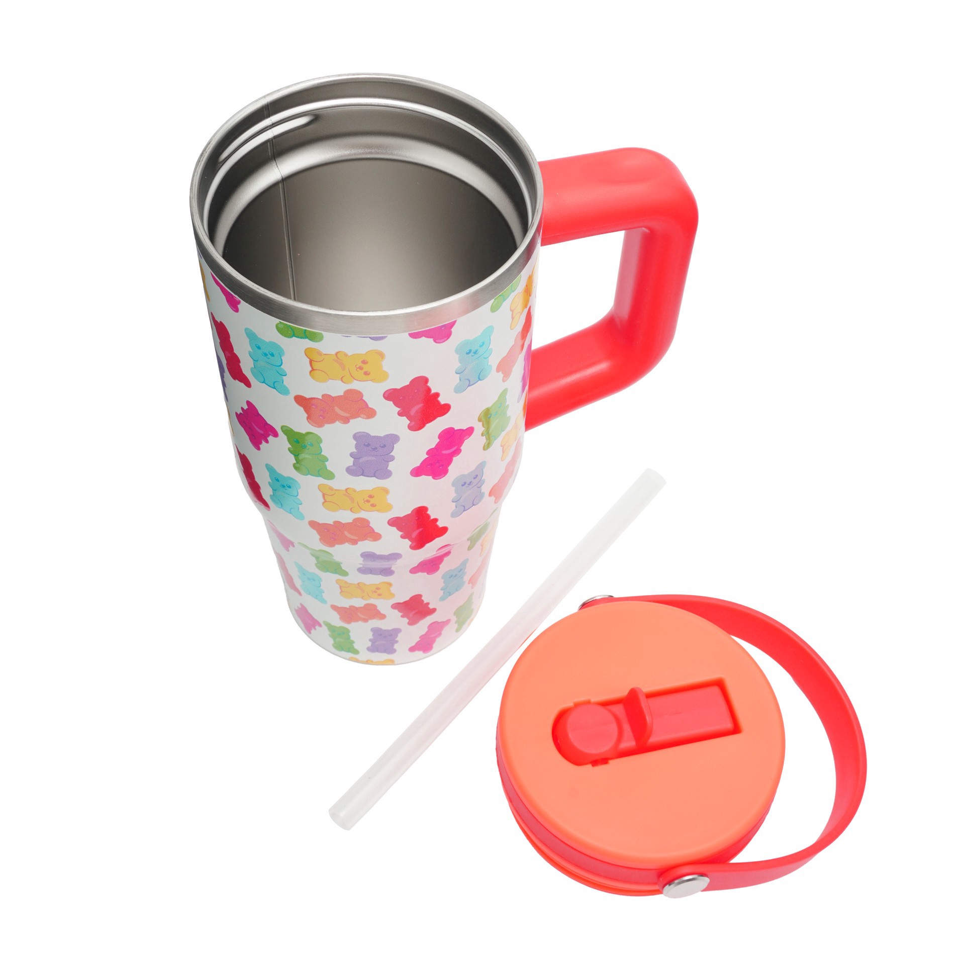 slide 4 of 4, 20oz. Gummy Bears Stainless Steel Insulated Tumbler By Ashland, 20 oz