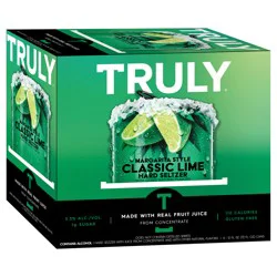 Truly Hard Seltzer Classic Lime Margarita Style 6 Pack