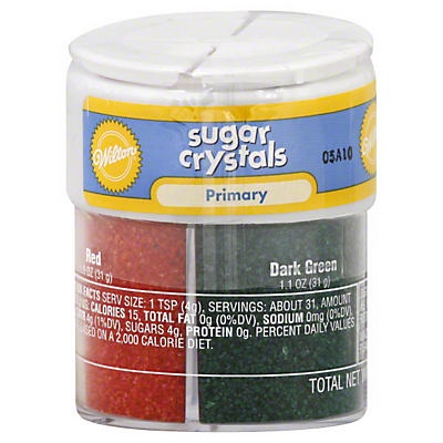 slide 1 of 1, Wilton Primary Colors Sugar Crystals, 4.4 oz