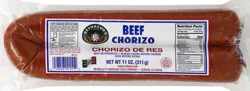 Reynaldo's Beef Chorizo 11 oz