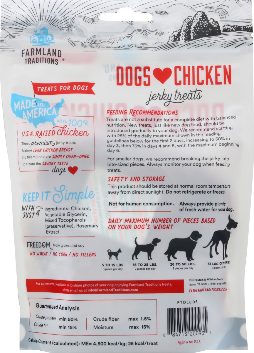 slide 9 of 9, Farmland Jerky Treats Chicken Treats for Dogs 6 oz, 6 oz