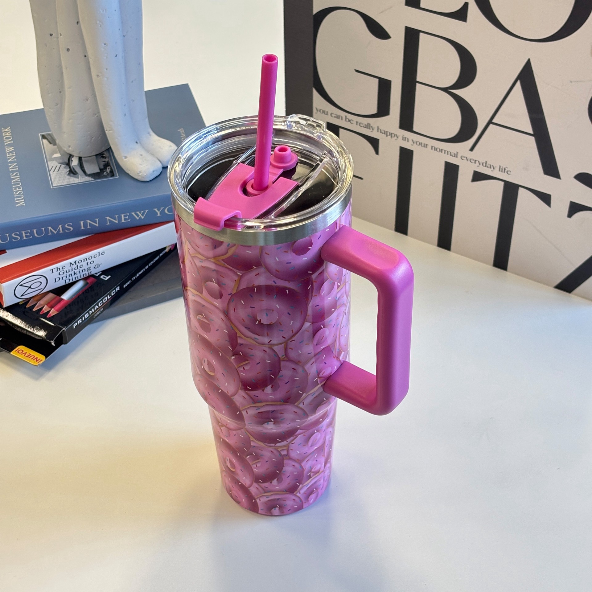 slide 3 of 5, 40oz. Stainless Steel Insulated Tumbler By Ashland, 40 oz