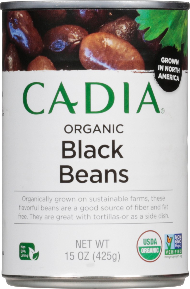 slide 14 of 14, Cadia Organic Black Beans 15 oz, 15 oz