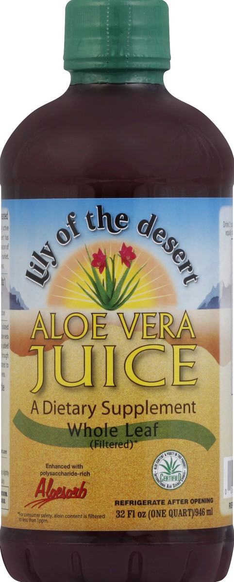 slide 2 of 4, Lily of the Desert Aloe Vera Juice 32 oz, 32 oz