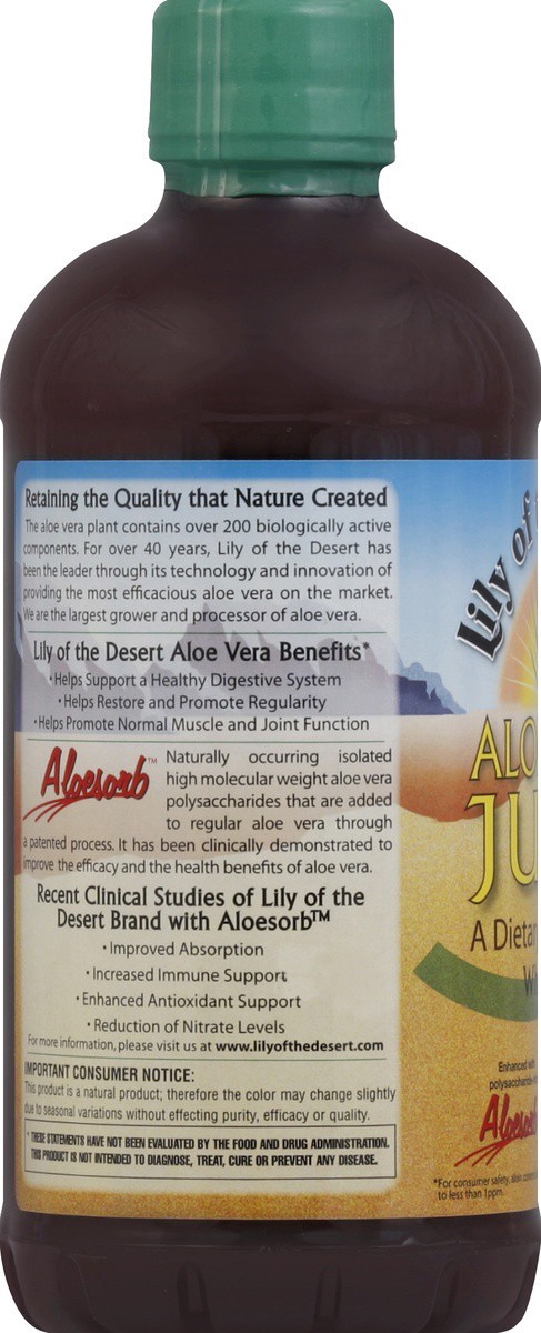 slide 3 of 4, Lily of the Desert Aloe Vera Juice 32 oz, 32 oz
