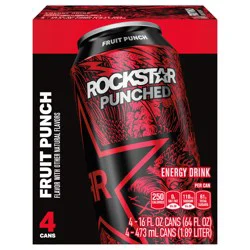 Rockstar Energy Drink, Fruit Punch