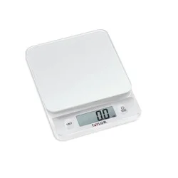 Taylor Digital 11lb Glass Top Food Scale - Silver
