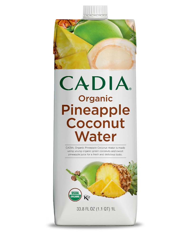 slide 1 of 1, Cadia Organic Pineapple Coconut Water, 1 liter