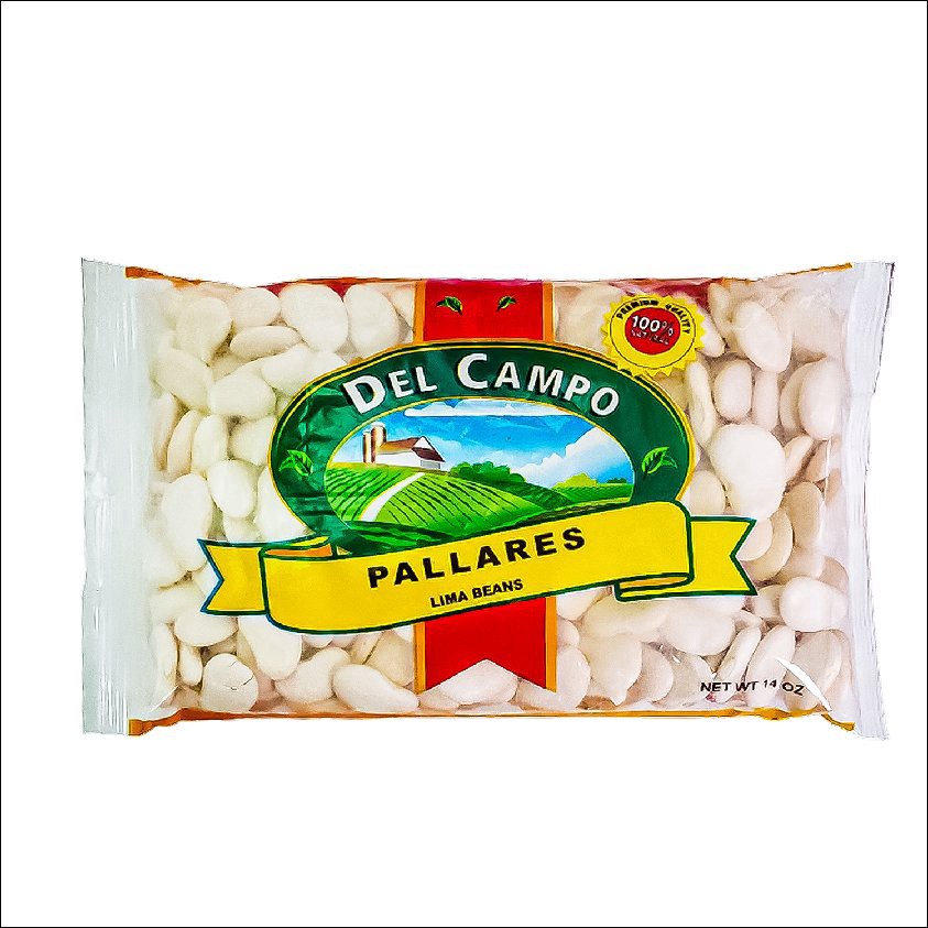 slide 1 of 1, Del Campo D/C Lrg Lima Beans, 14 oz