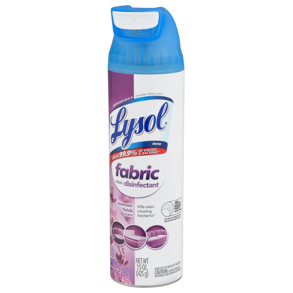 slide 4 of 12, Lysol Lavender Fields Scent Fabric Disinfectant 15 oz, 15 oz