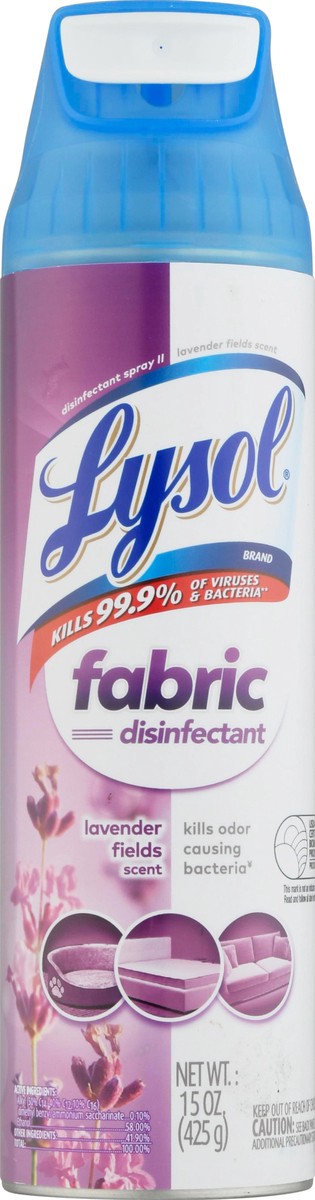 slide 6 of 12, Lysol Lavender Fields Scent Fabric Disinfectant 15 oz, 15 oz