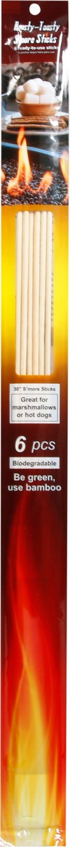 slide 6 of 11, Brite Concepts Lami S'more Sticks, 6 ct; 30 in