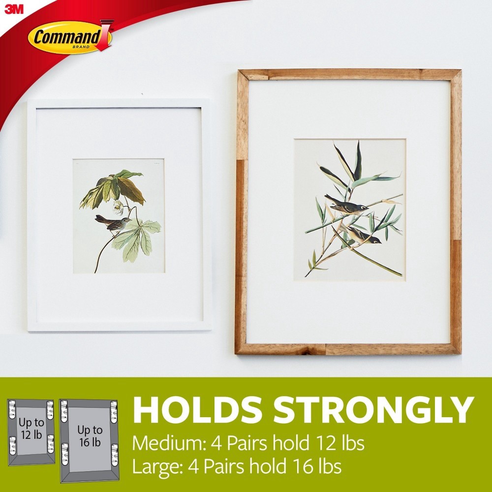 slide 15 of 17, Command 3M Command Picture And Frame Damage-Free Hanging Strips Value Pack, 12 ct