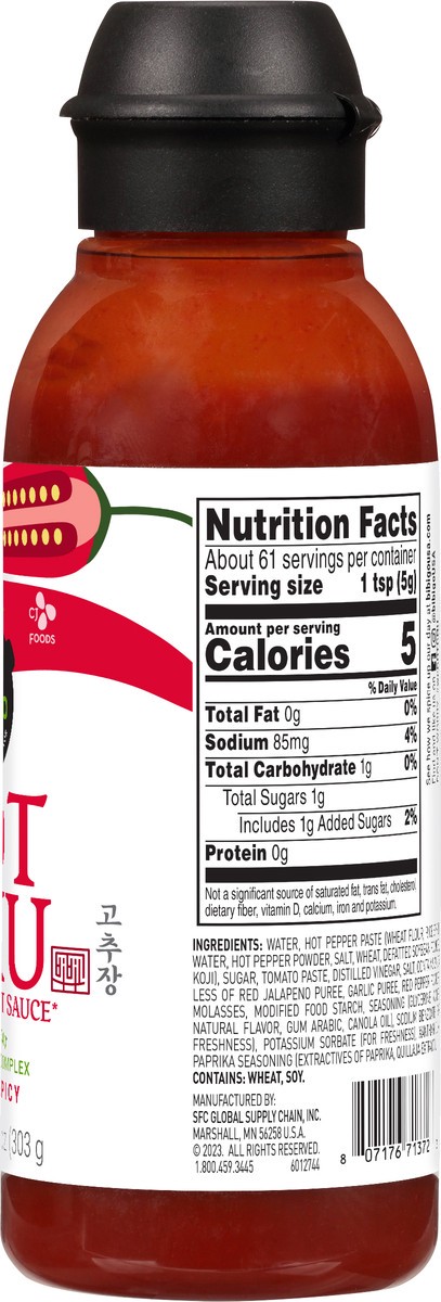slide 10 of 14, Bibigo Gotchu Korean Hot Sauce Extra Spicy, 10.7 oz