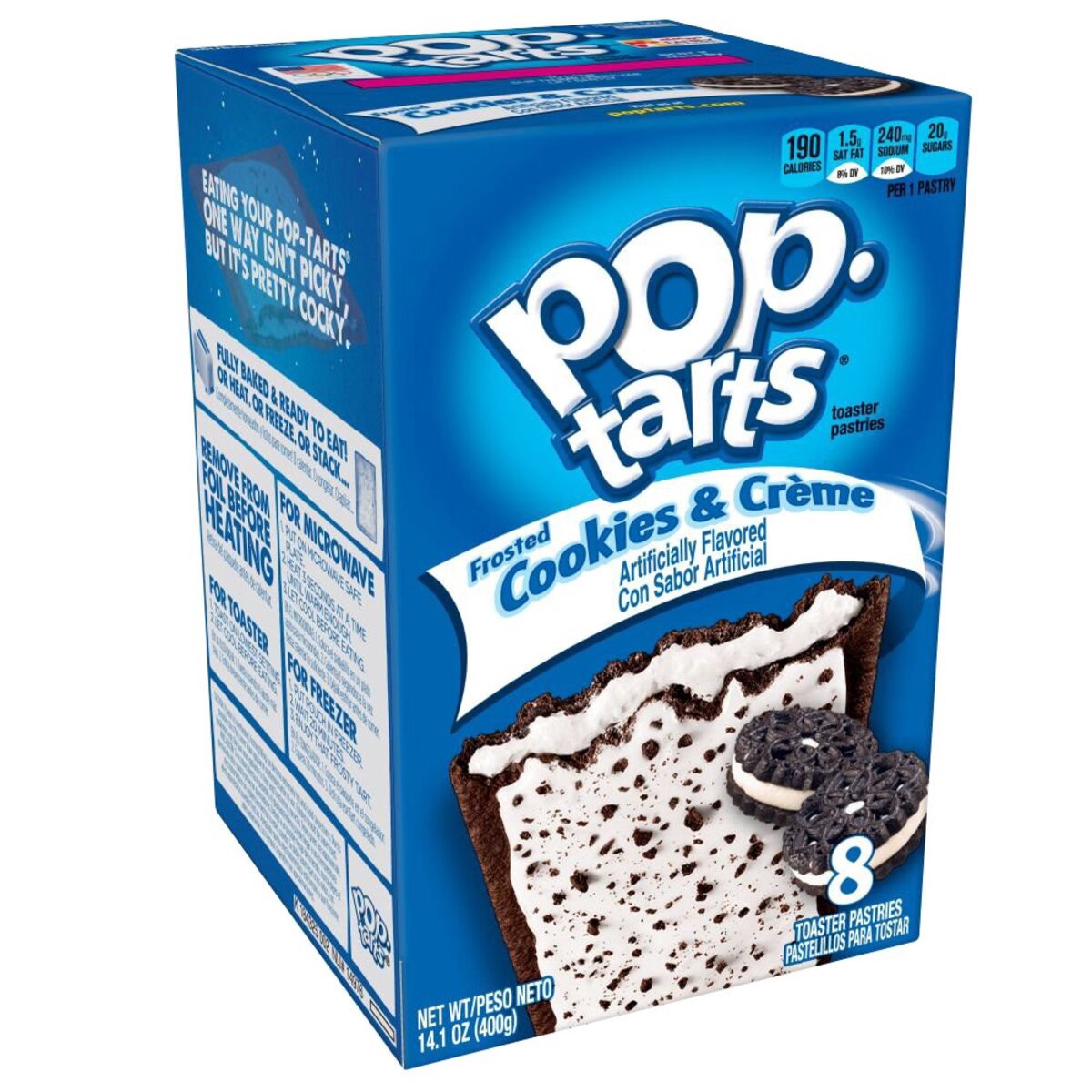 slide 1 of 9, Pop-Tarts Breakfast Toaster Pastries, 14.1 oz