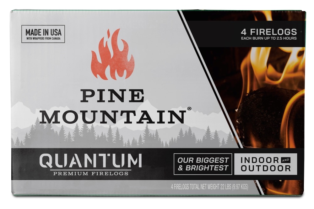 slide 1 of 1, Pine Mountain Quantum Log 2.5Hour, 4 ct