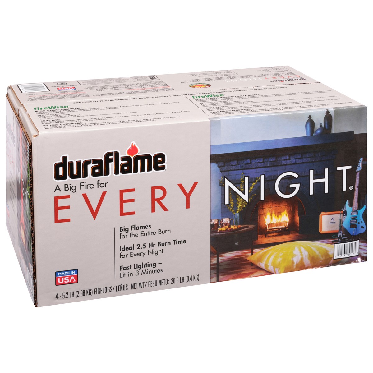 slide 6 of 9, Duraflame Every Night Fire Logs, 4 ct