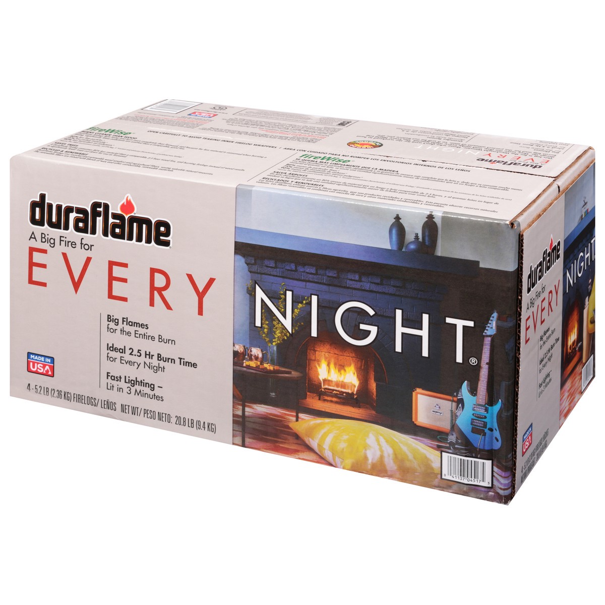 slide 8 of 9, Duraflame Every Night Fire Logs, 4 ct