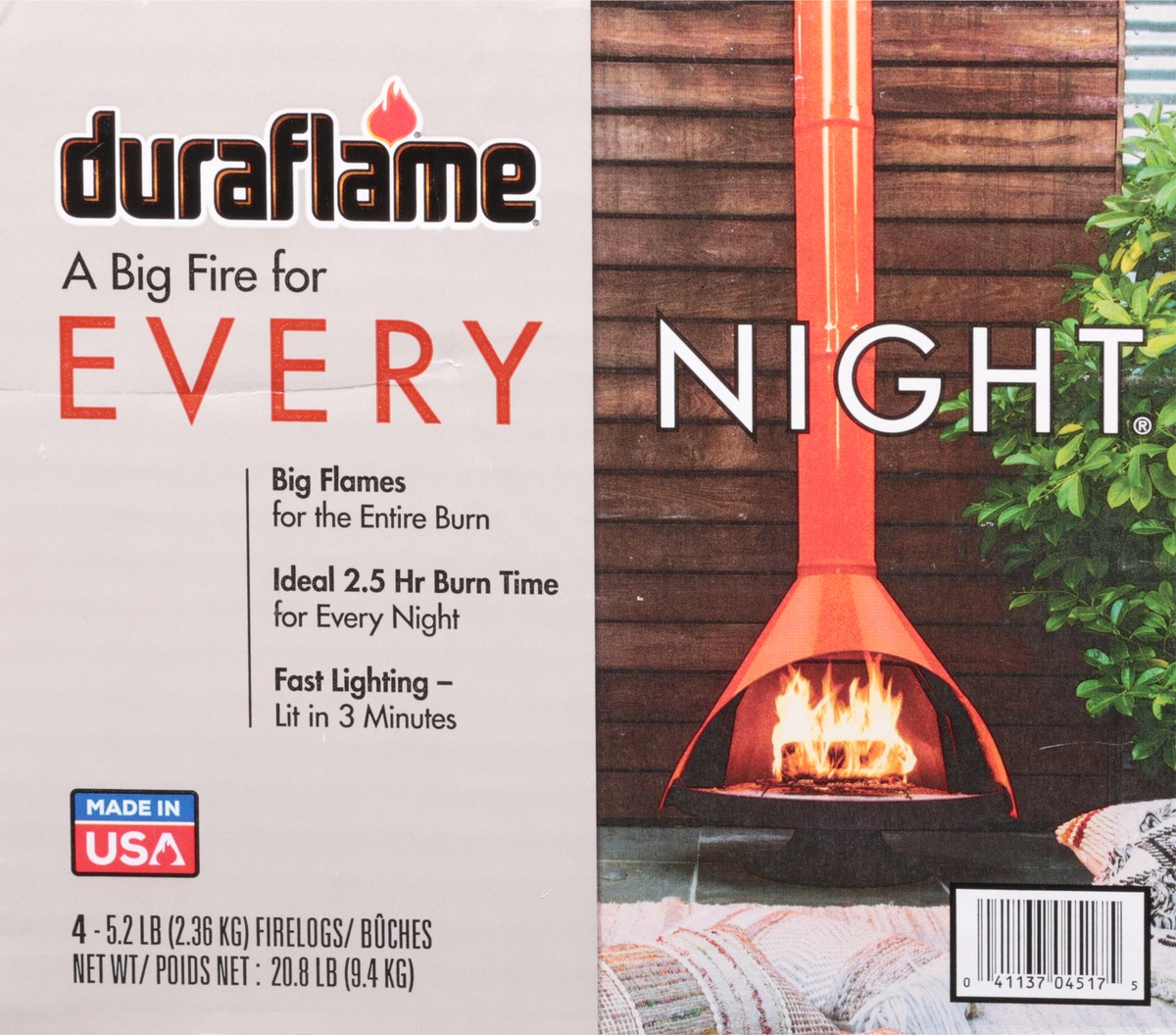 slide 3 of 9, Duraflame Every Night Fire Logs, 4 ct