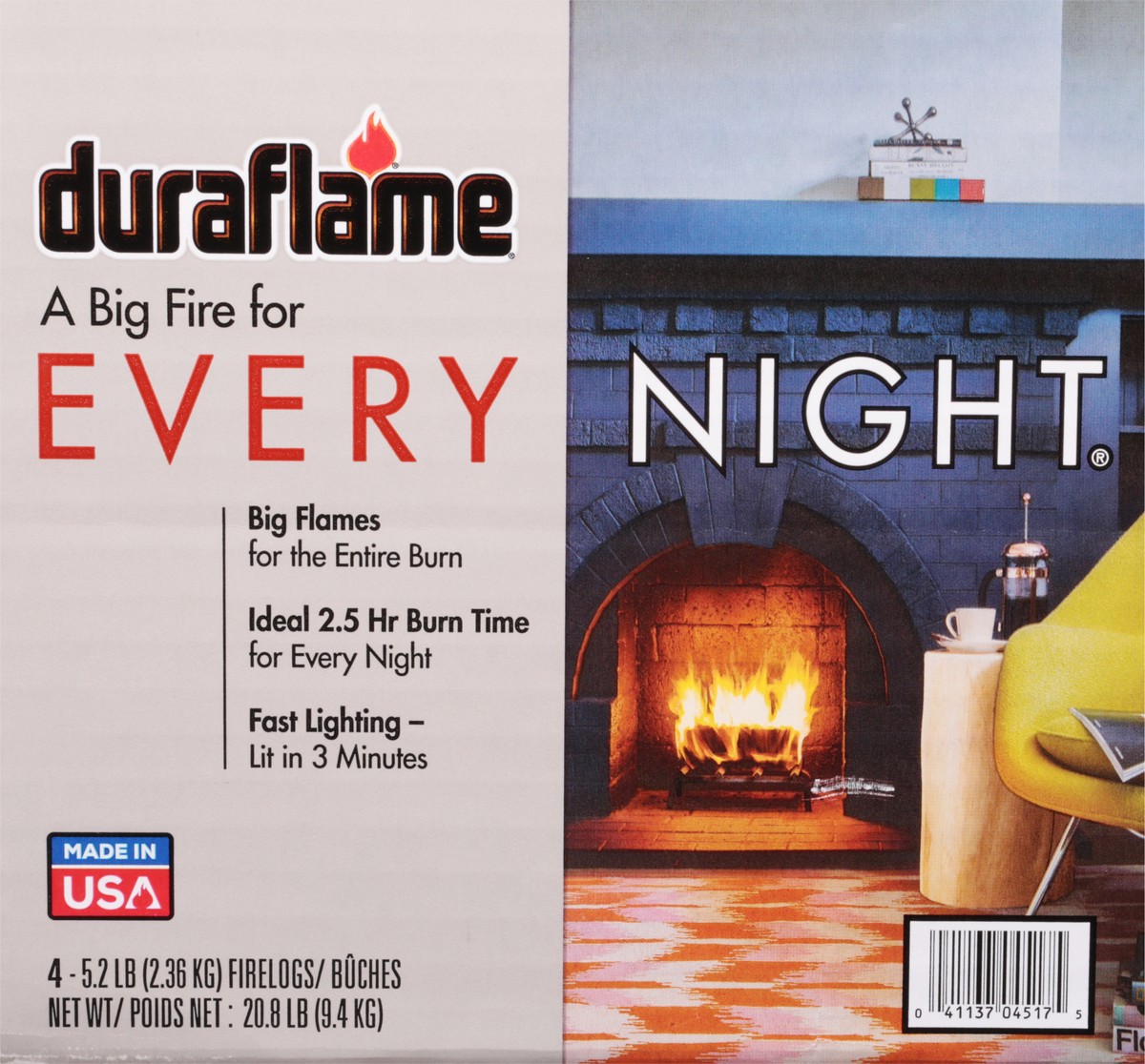 slide 7 of 9, Duraflame Every Night Fire Logs, 4 ct