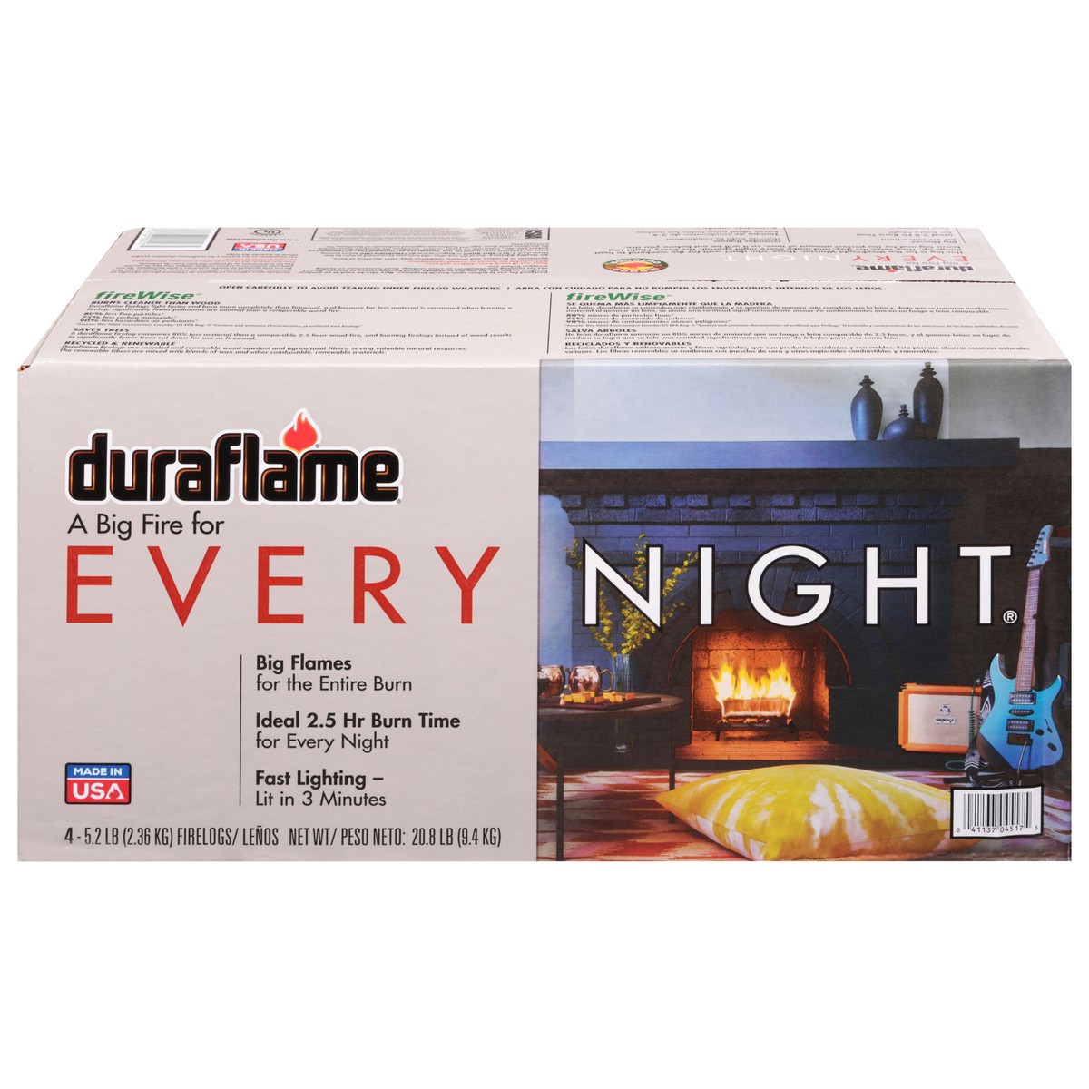 slide 1 of 9, Duraflame Every Night Fire Logs, 4 ct