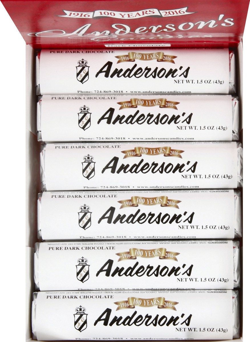 slide 9 of 9, Anderson's Candies Dark Chocolate 1 ea, 1 ct