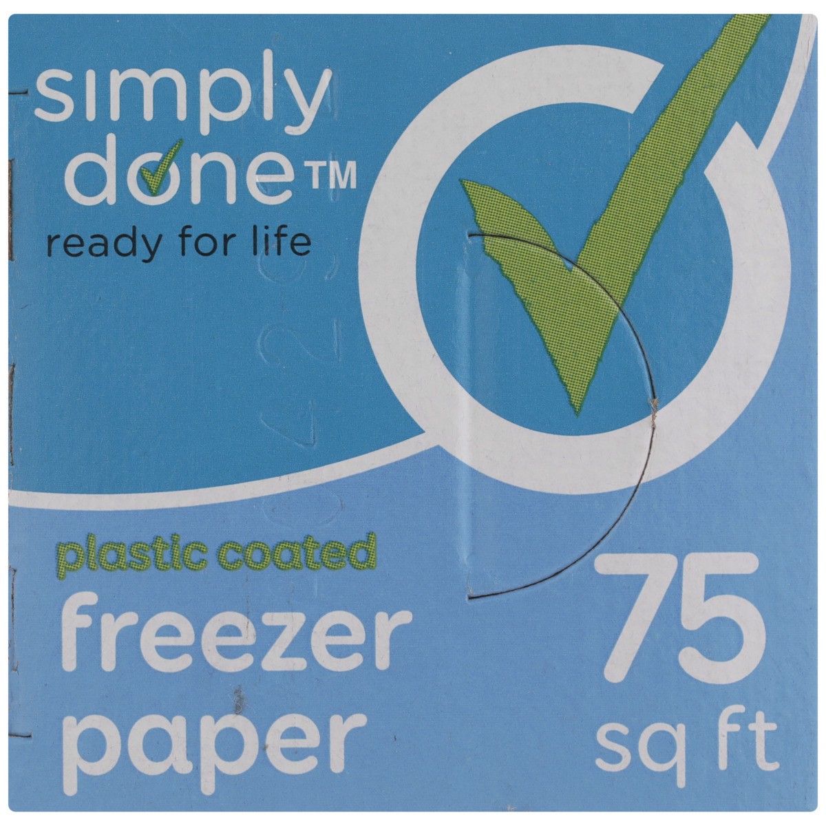 slide 4 of 8, Simply Done Plastic Coated Freezer Paper 75 Sq Ft, 75 sq ft