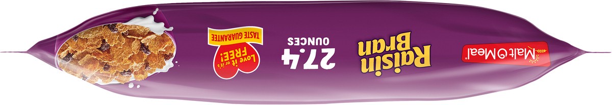 slide 7 of 7, Malt-O-Meal Raisin Bran Cereal, Family Size Breakfast Cereal, 27.4 OZ Bag, 27.40 oz