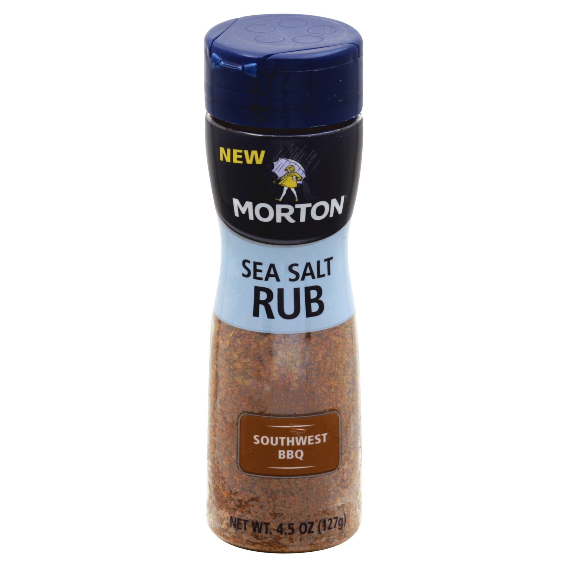 slide 1 of 6, Morton Sea Salt Rub, Southwest BBQ, 4.5 oz