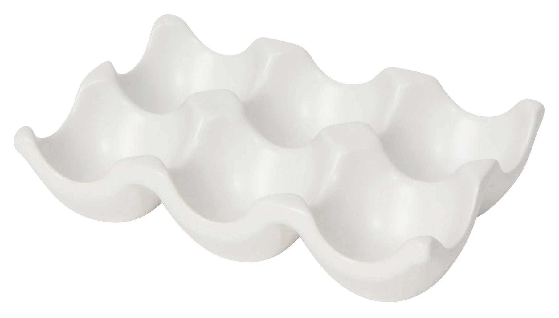 slide 1 of 1, Now Designs Matte White Egg Crate, 1 ct