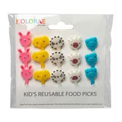 Kolorae Kids Reusable Food Picks - Animals