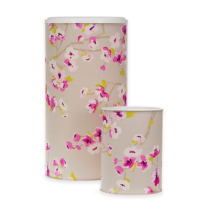 slide 1 of 1, Glenna Jean Blossom Hamper and Wastebasket Set, 1 ct