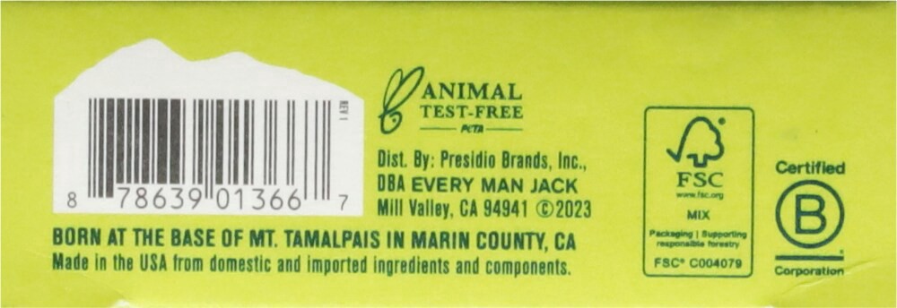 slide 5 of 5, Every Man Jack Pacific Dive Bar Soap, 5 oz