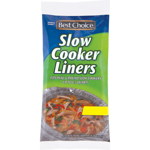 slide 1 of 1, Best Choice Slow Cooker Liners, 4 ct