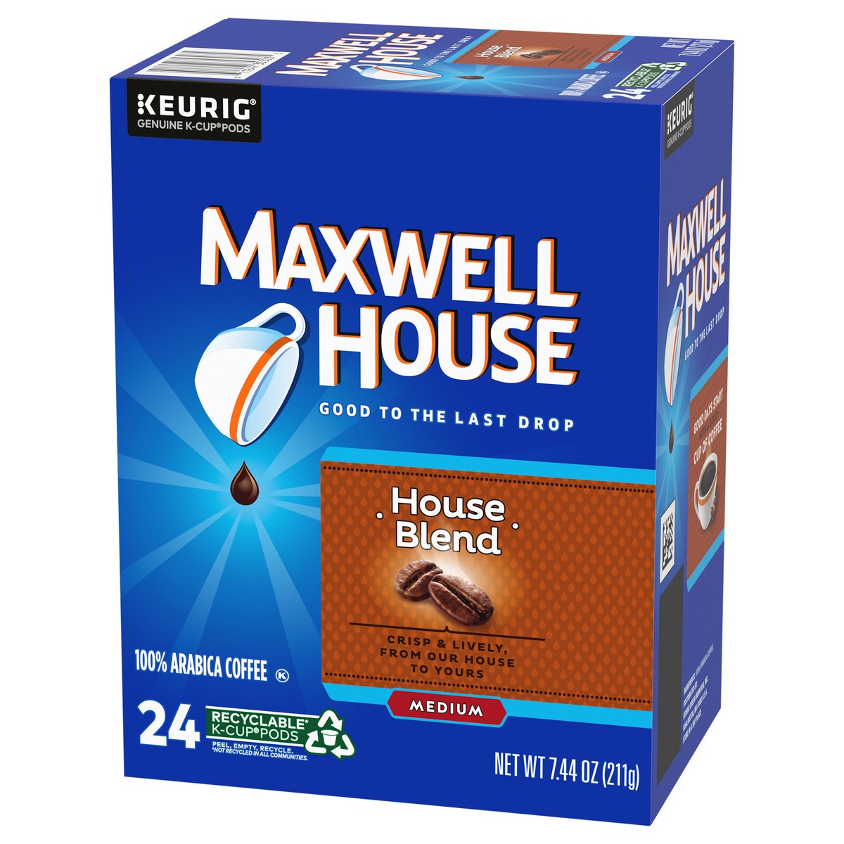 slide 2 of 11, Maxwell House K-Cup Pods Medium House Blend Coffee - 24 ct, 24 ct