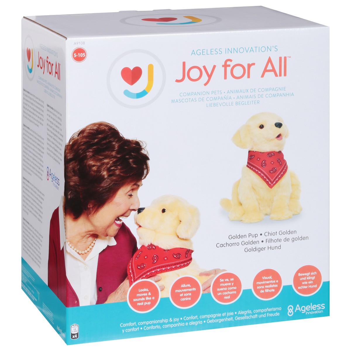 slide 6 of 13, Joy For All Golden Pup Companion Pets 1 ea, 1 ct