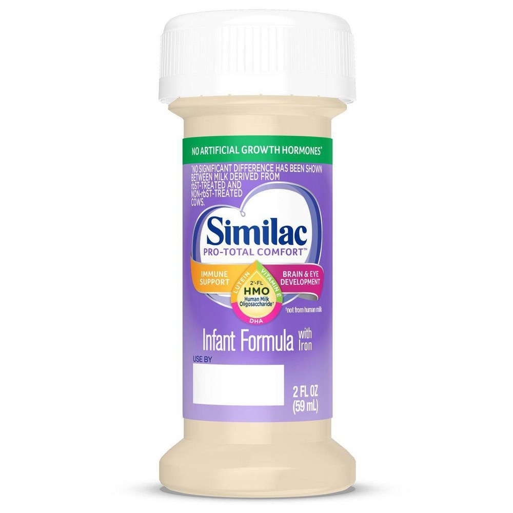 slide 6 of 6, Similac Pro-Total Comfort Non-GMO with 2'-FL HMO Infant Formula Ready-to-Feed, 8 ct; 2 fl oz