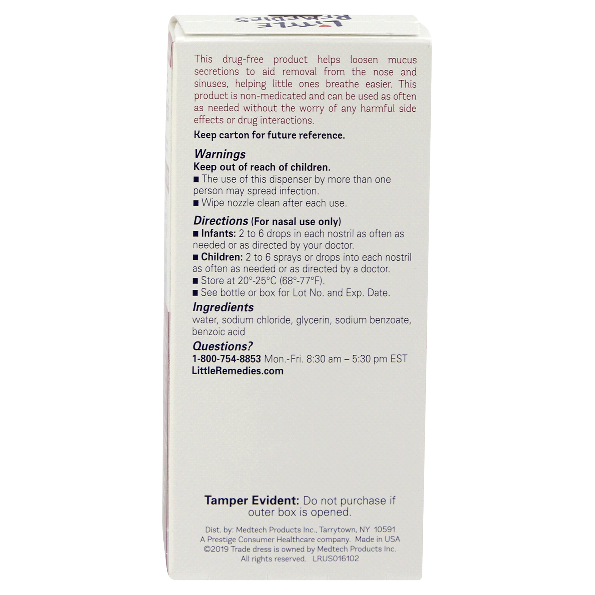 slide 9 of 13, Little Remedies Saline Spray and Drops, Safe for Newborns, 1 fl oz, 1 fl oz