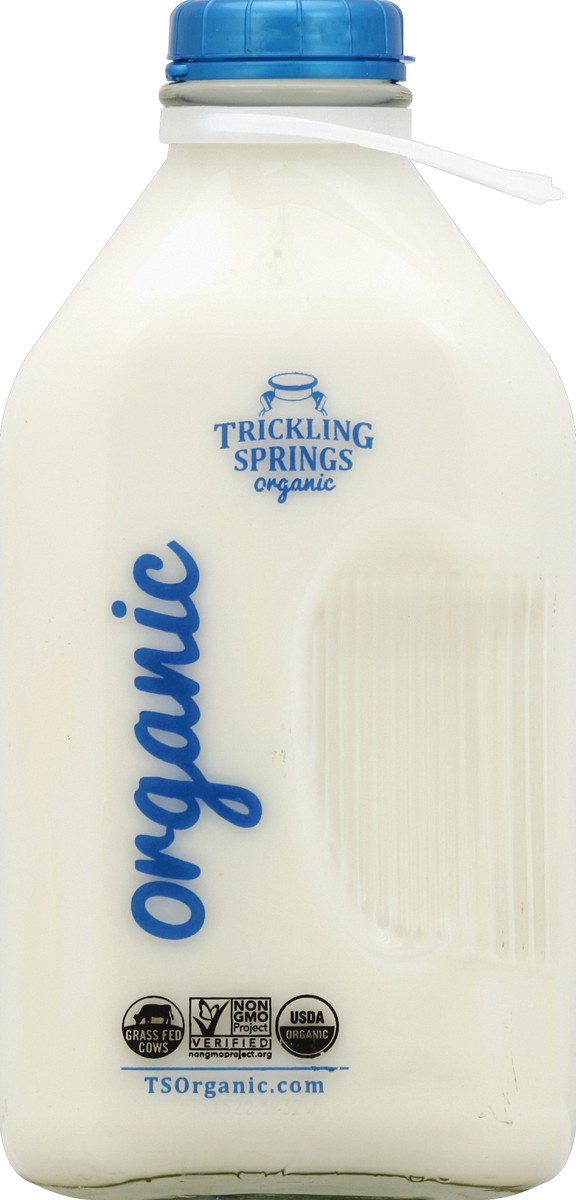 slide 1 of 5, Trickling Springs Creamery Homogenized Organic 2% Milk, 64 fl oz