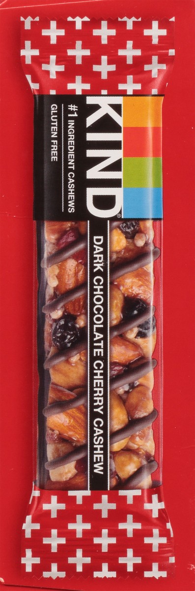 slide 7 of 9, KIND Dark Chocolate Cherry Cashew Bars Wrapper 1 - 1.4 oz Bars, 12 ct