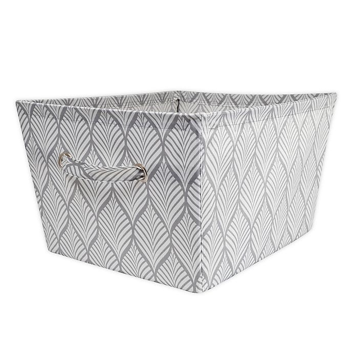 slide 1 of 1, SALT Large Leaf Storage Bin - Grey, 1 ct