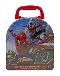 Spider-Man Chalk Set In On-The-Go Carrying Case