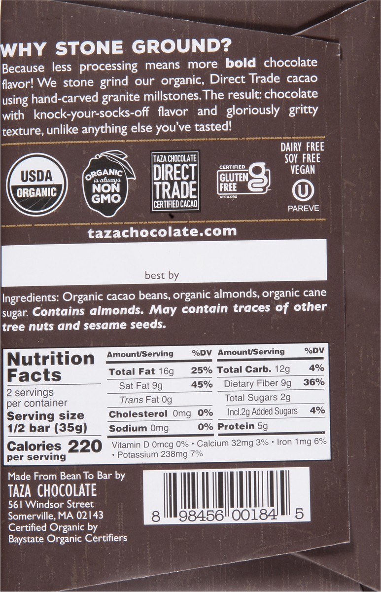 slide 3 of 9, Taza Chocolate Taza Almonschocolate, 2.5 oz