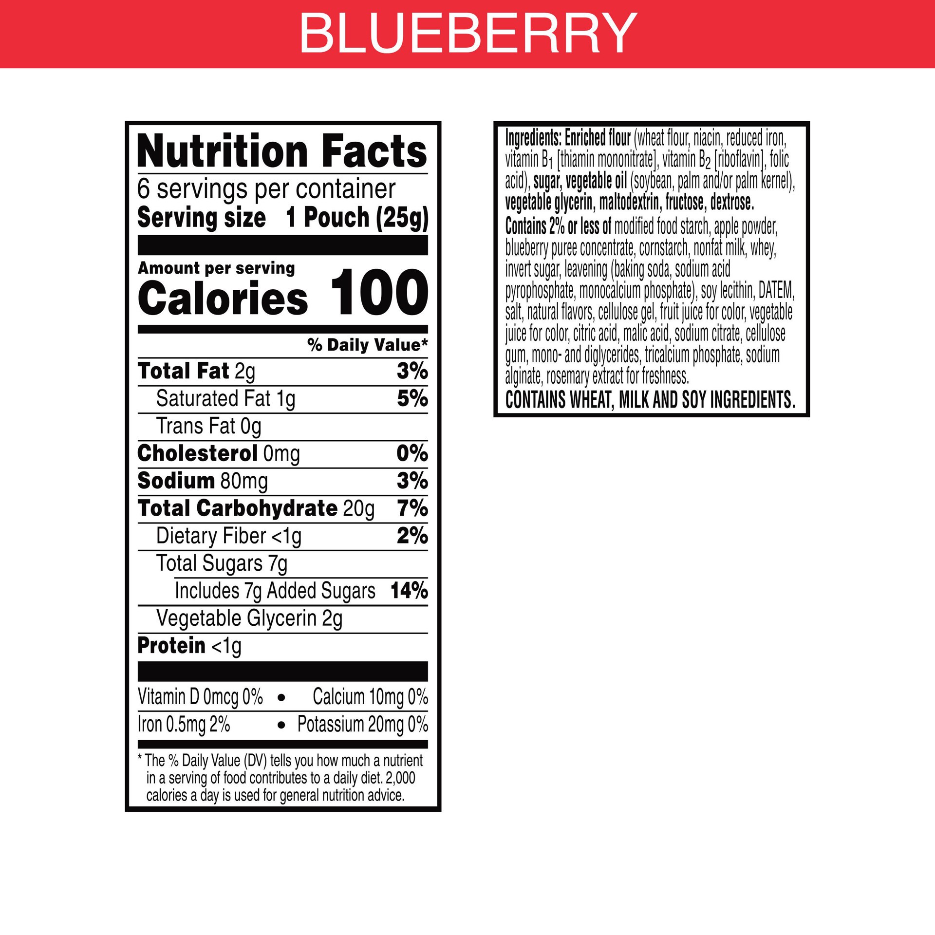 slide 3 of 5, Special K Blueberry Pastry Crisps 6 - 0.88 oz Pouches, 6 ct