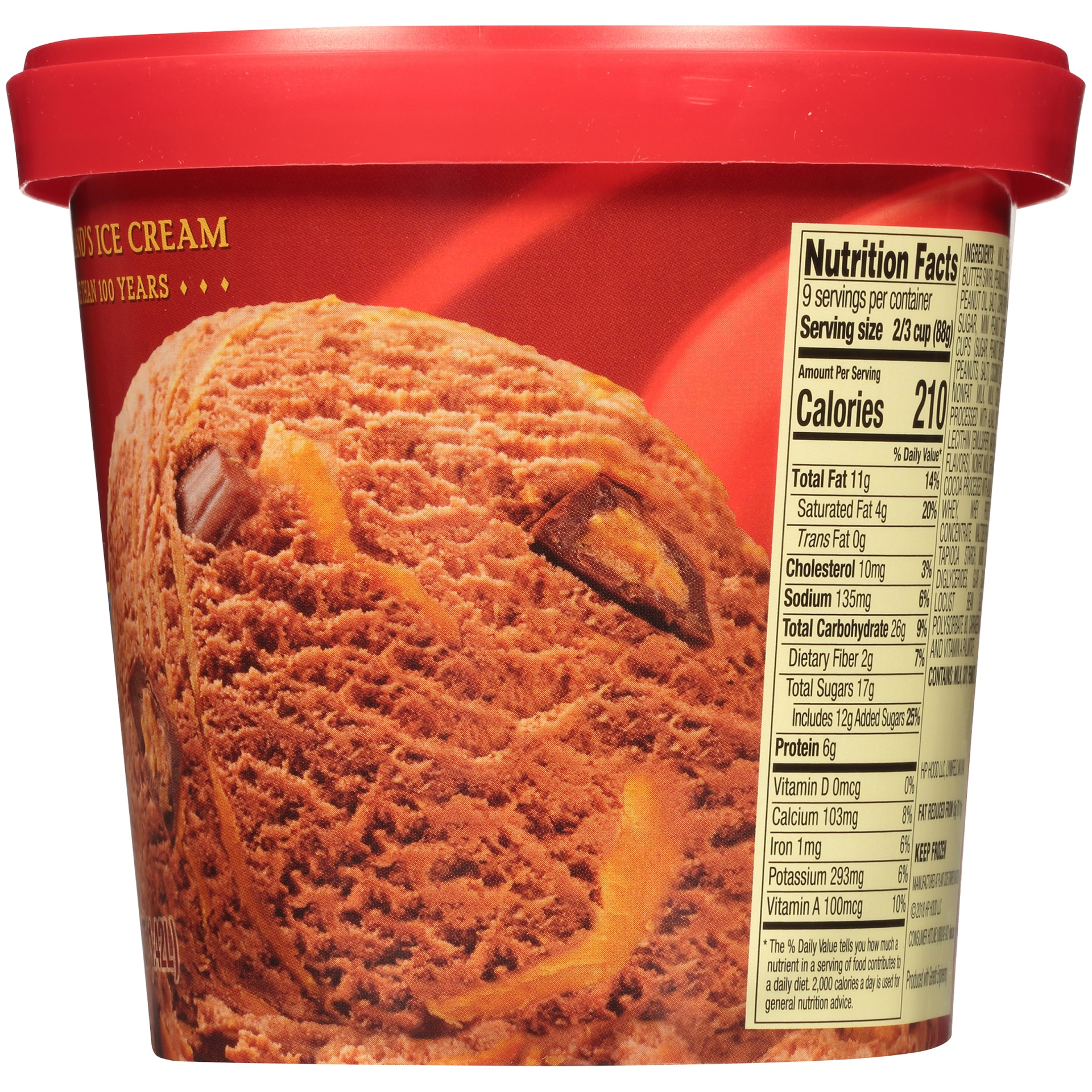 slide 7 of 7, Hood New England Creamery Mt. Washington Peanut Butter Cup Ice Cream, 1.5 qt