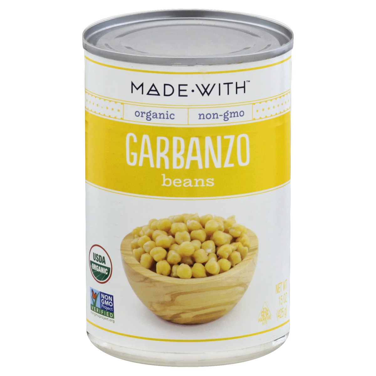 slide 3 of 3, Made With Garbanzo Beans 15 oz, 15 oz