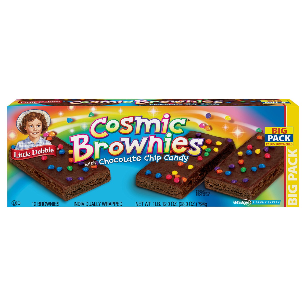 slide 1 of 11, Little Debbie Cosmic Brownies, 12 ct