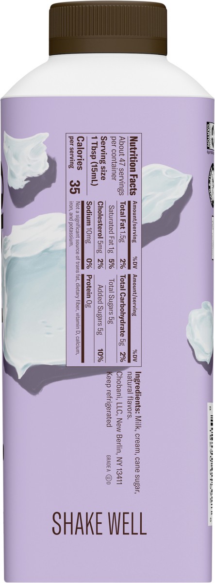 slide 8 of 8, Chobani Sweet Cream Coffee Creamer - 24 fl oz, 24 fl oz